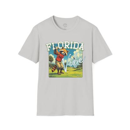 Florida Vibe Unisex Softstyle T-Shirt | Relaxed Fit Graphic Tee for Casual Days, Summer and Travel,florida,sport,golf