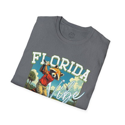 Florida Vibe Unisex Softstyle T-Shirt | Relaxed Fit Graphic Tee for Casual Days, Summer and Travel,florida,sport,golf