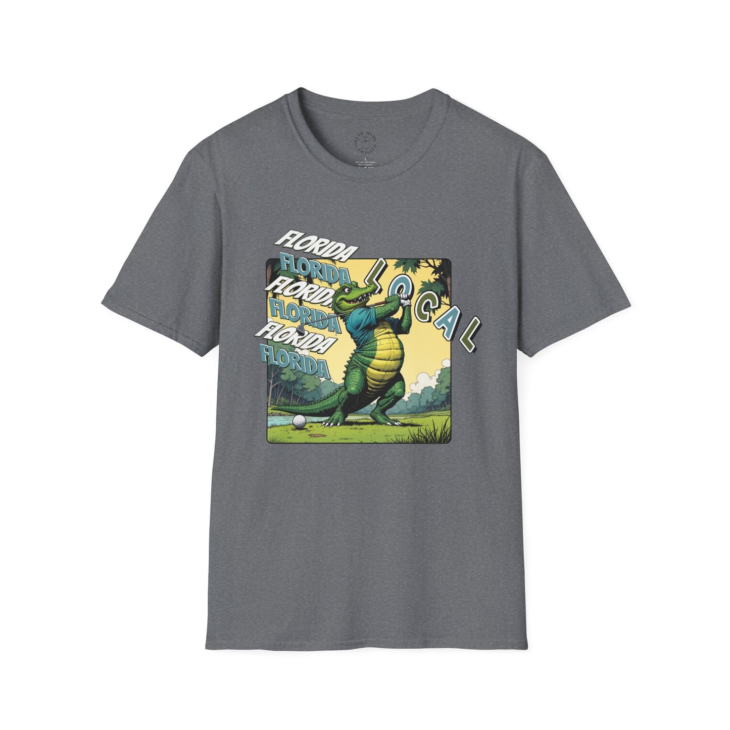Florida Local Alligator Unisex Softstyle T-Shirt,golf,sport,florida