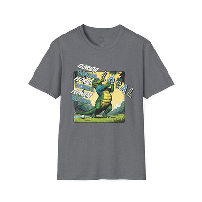 Florida Local Alligator Unisex Softstyle T-Shirt,golf,sport,florida