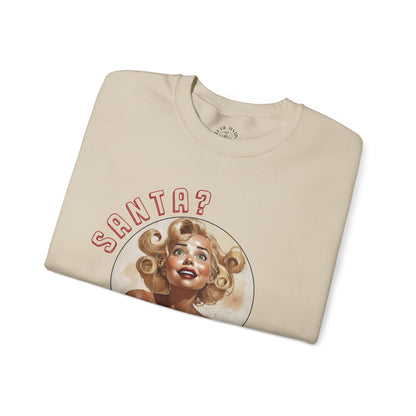 Funny Cookie Lover Sweatshirt - Retro Design - Santa? Christmas