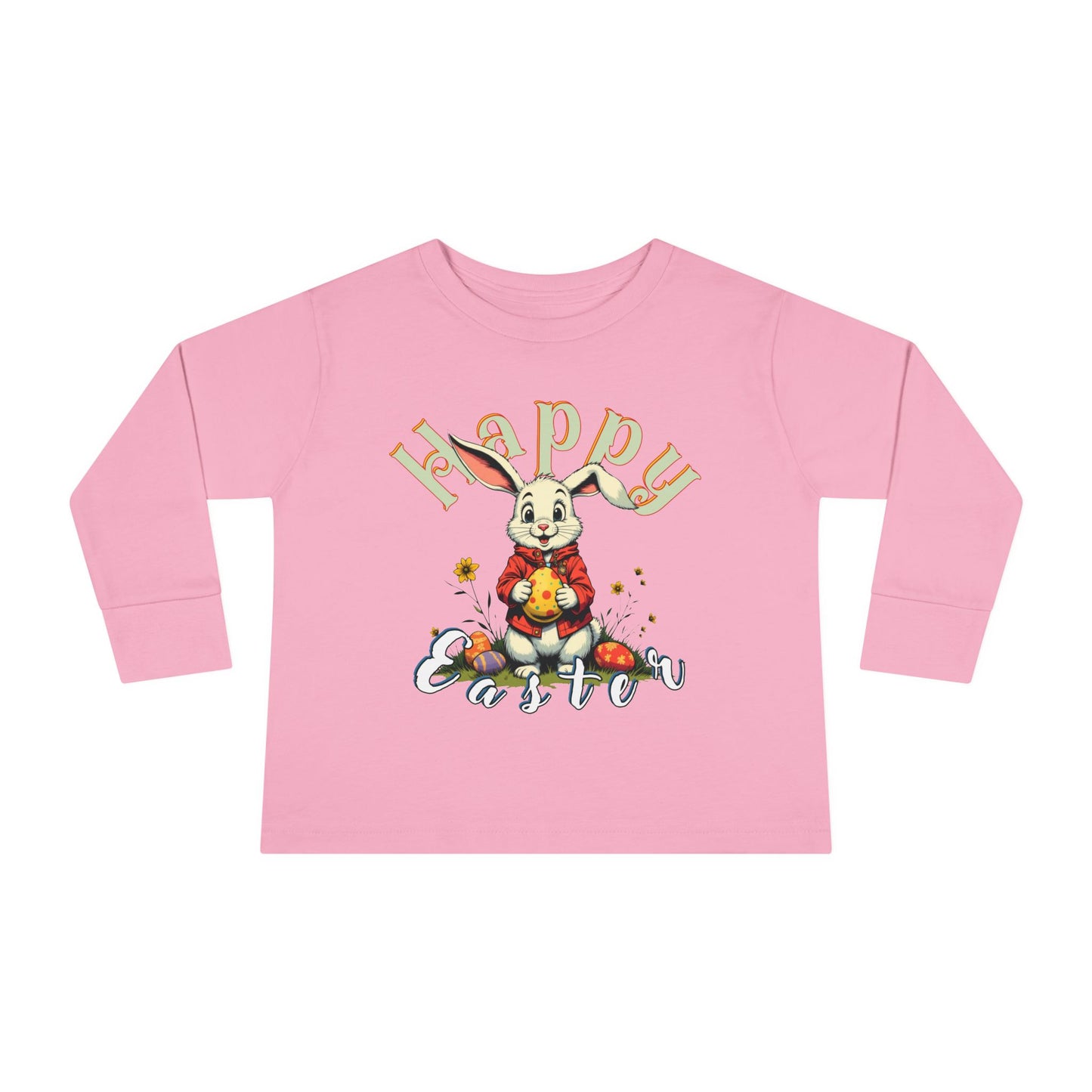 Happy Easter Toddler Long Sleeve Tee,baby