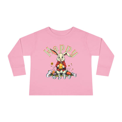 Happy Easter Toddler Long Sleeve Tee,baby
