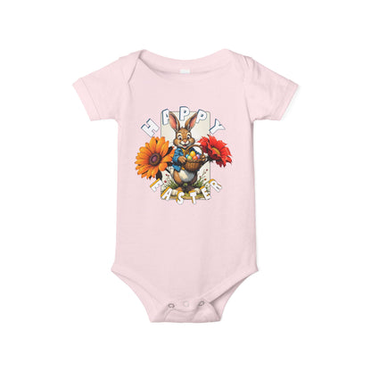 Easter Bunny Infant One Piece - Cute Baby Bodysuit for Spring Celebrations