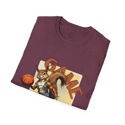Basketball Squirrel Game Time Unisex T-Shirt,sport,twisted