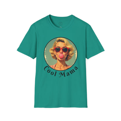 Cool Mama Unisex Softstyle T-Shirt - Trendy Humor Tee for Moms