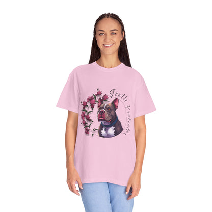 Gentle Protector Dog T-Shirt, Animal Lover Gift, Pet Memorial Tee, Casual Wear, Gift for Dog Owners, Nature T-Shirt