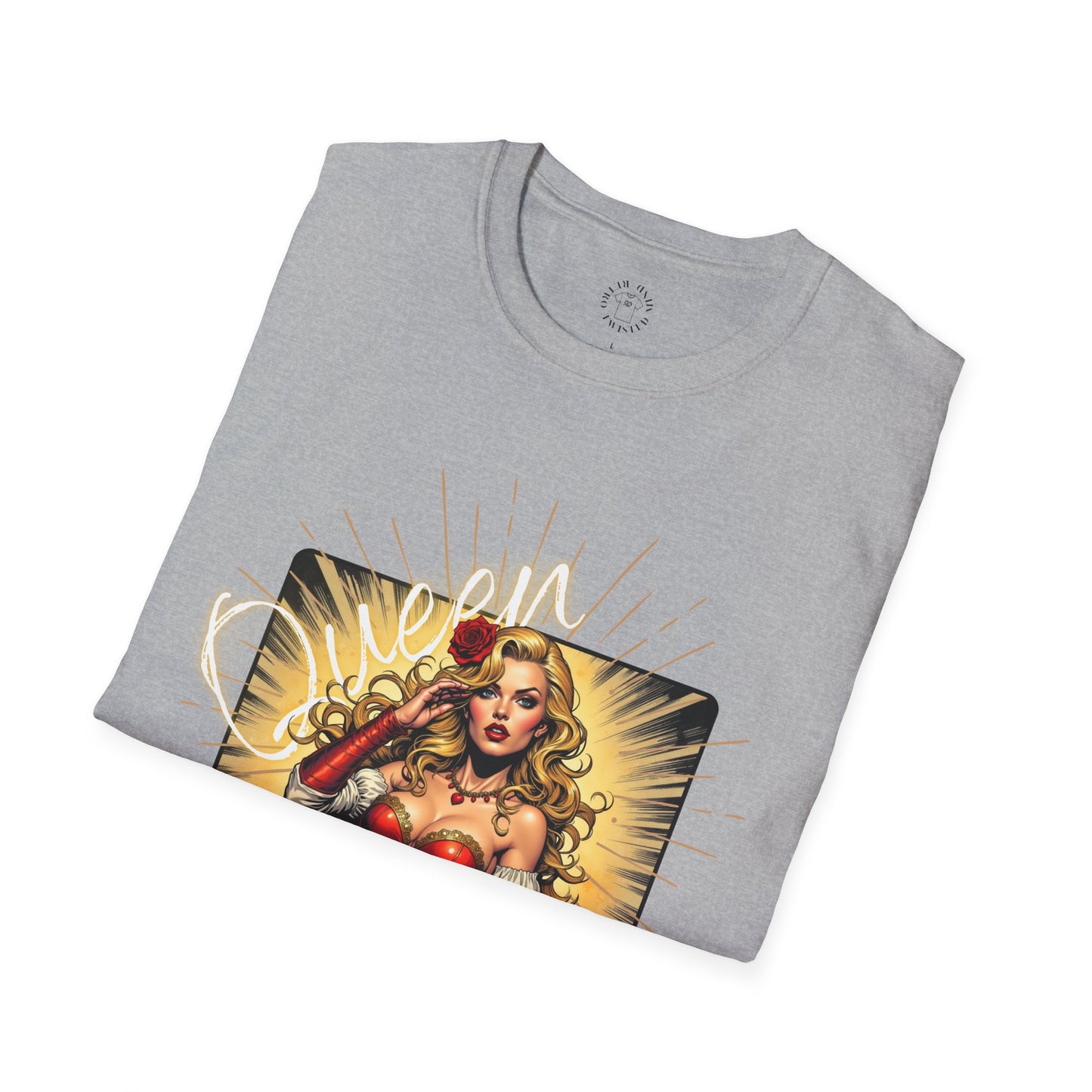 Empowered Women Unisex Softstyle T-Shirt - Bold & Confident Design, queen. girl