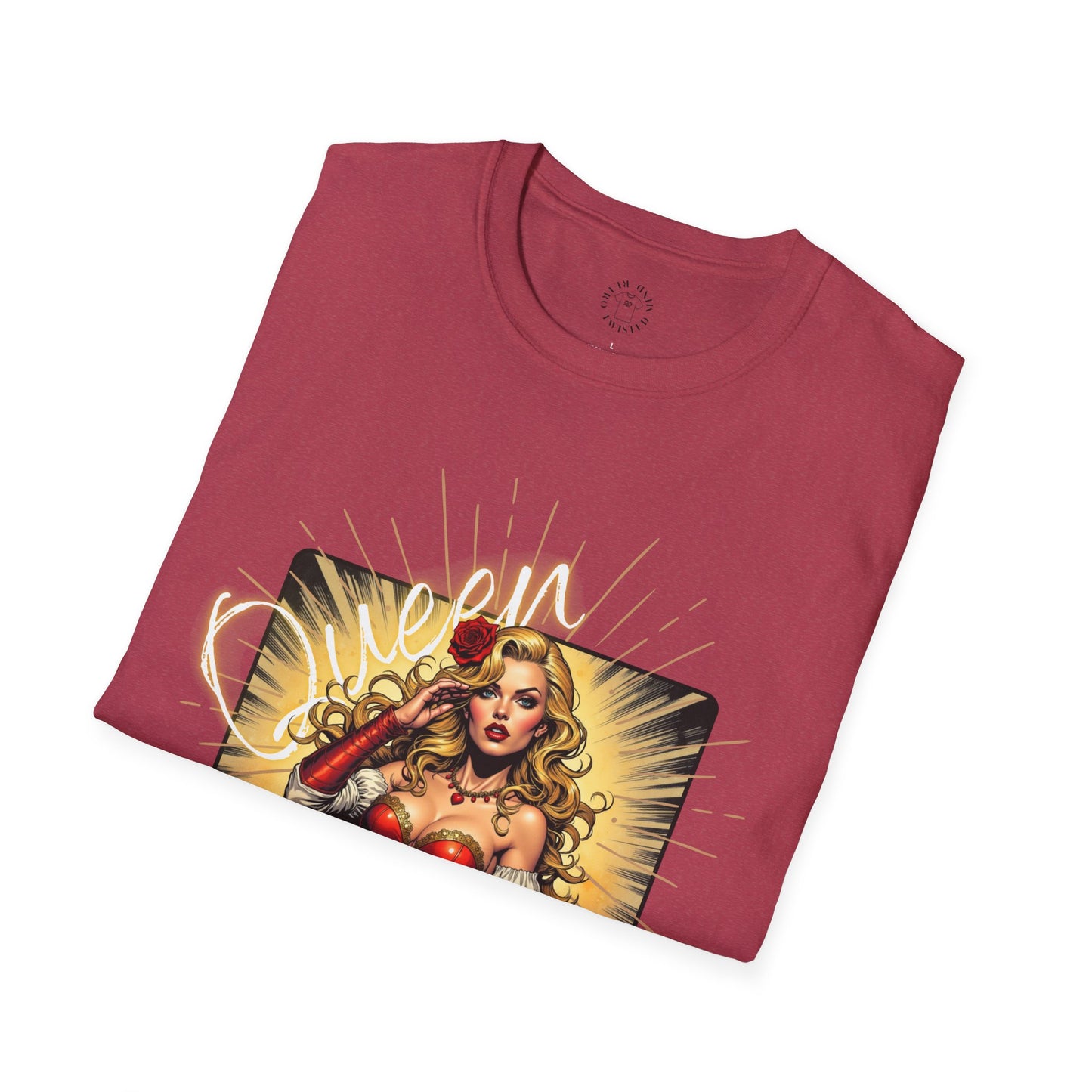 Empowered Women Unisex Softstyle T-Shirt - Bold & Confident Design, queen. girl