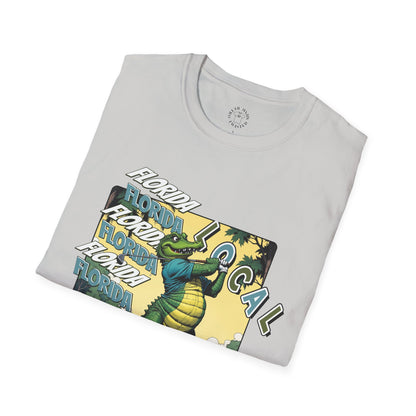 Florida Local Alligator Unisex Softstyle T-Shirt,golf,sport,florida