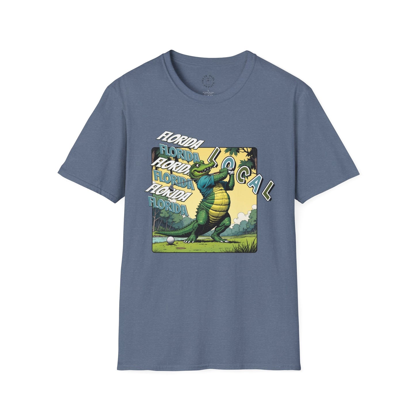 Florida Local Alligator Unisex Softstyle T-Shirt,golf,sport,florida
