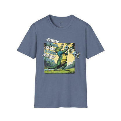 Florida Local Alligator Unisex Softstyle T-Shirt,golf,sport,florida