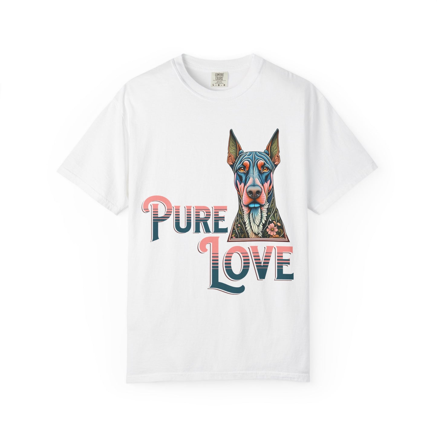 Pure Love Unisex Garment-Dyed T-Shirt - Dog Lovers Tee