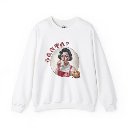 Funny Cookie Lover Sweatshirt - Retro Design - Santa? Christmas