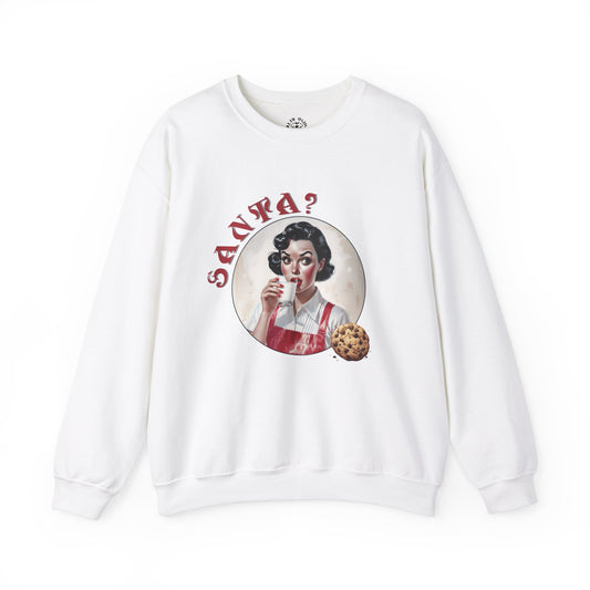Funny Cookie Lover Sweatshirt - Retro Design - Santa? Christmas