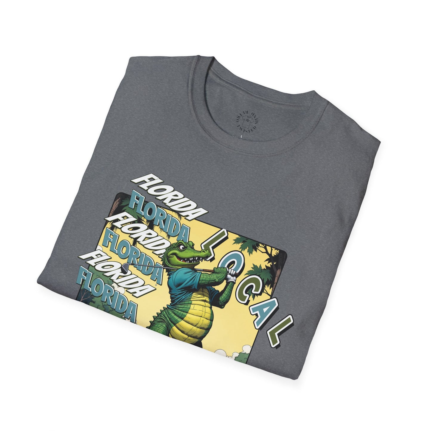 Florida Local Alligator Unisex Softstyle T-Shirt,golf,sport,florida