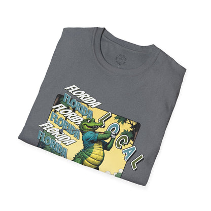 Florida Local Alligator Unisex Softstyle T-Shirt,golf,sport,florida