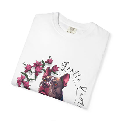 Gentle Protector Dog T-Shirt, Animal Lover Gift, Pet Memorial Tee, Casual Wear, Gift for Dog Owners, Nature T-Shirt