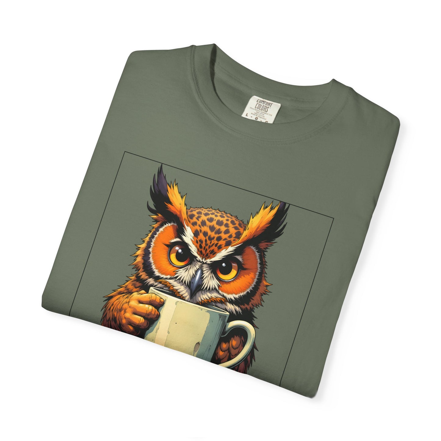 Coffee Owl T‑Shirt - "Touch My Coffee and You'll Need a New Hand" Graphic Tee