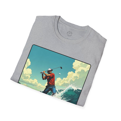 My Game Unisex Softstyle T-Shirt - Retro Golf Graphic Tee, golf, ocean,sport