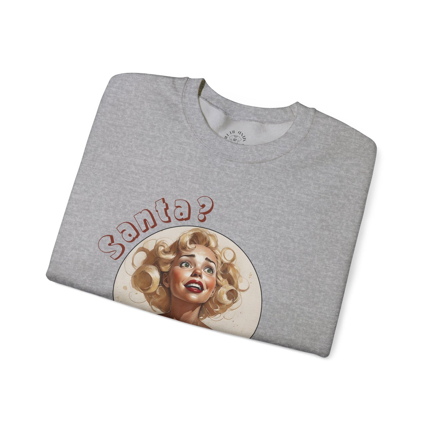 Funny Cookie Lover Sweatshirt - Retro Design - Santa? Christmas