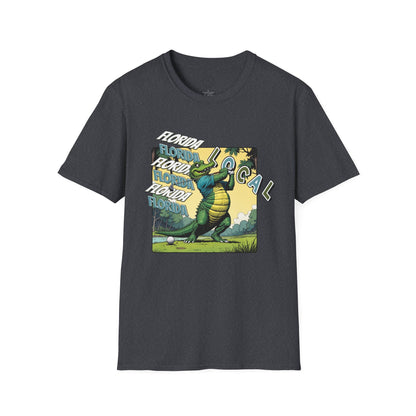Florida Local Alligator Unisex Softstyle T-Shirt,golf,sport,florida