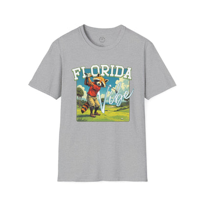 Florida Vibe Unisex Softstyle T-Shirt | Relaxed Fit Graphic Tee for Casual Days, Summer and Travel,florida,sport,golf